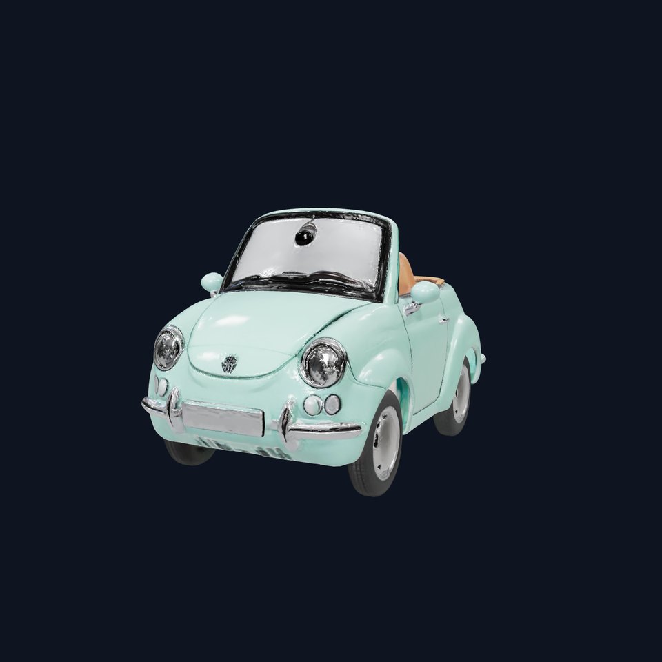 Mint Retro Convertible model pack